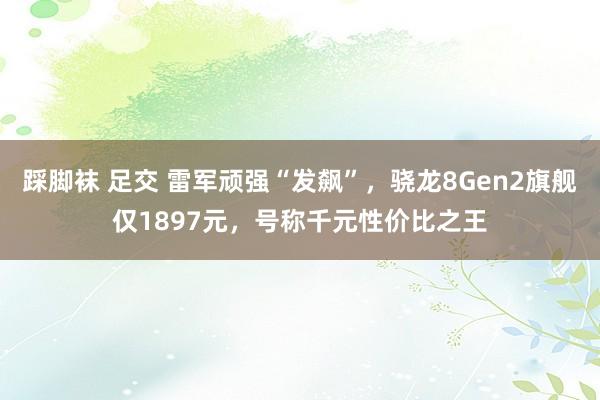 踩脚袜 足交 雷军顽强“发飙”，骁龙8Gen2旗舰仅1897元，号称千元性价比之王