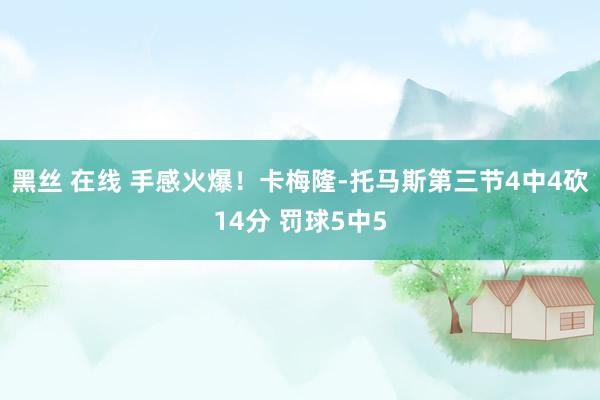 黑丝 在线 手感火爆！卡梅隆-托马斯第三节4中4砍14分 罚球5中5