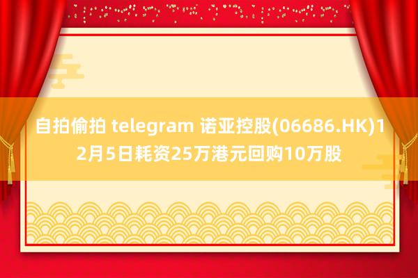 自拍偷拍 telegram 诺亚控股(06686.HK)12月5日耗资25万港元回购10万股