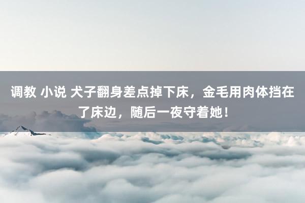 调教 小说 犬子翻身差点掉下床，金毛用肉体挡在了床边，随后一夜守着她！