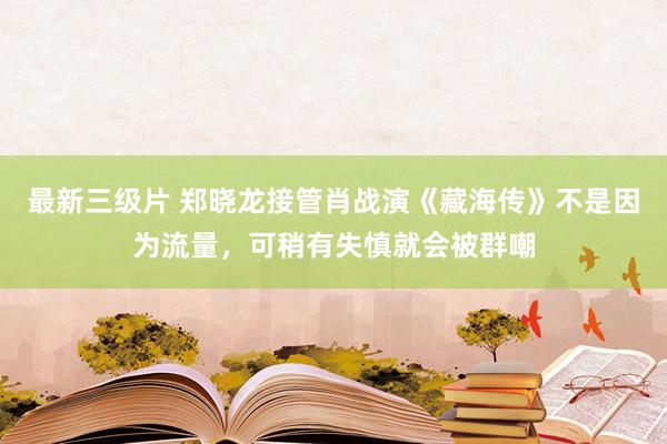 最新三级片 郑晓龙接管肖战演《藏海传》不是因为流量，可稍有失慎就会被群嘲