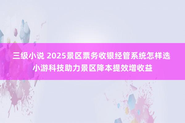 三级小说 2025景区票务收银经管系统怎样选 小游科技助力景区降本提效增收益