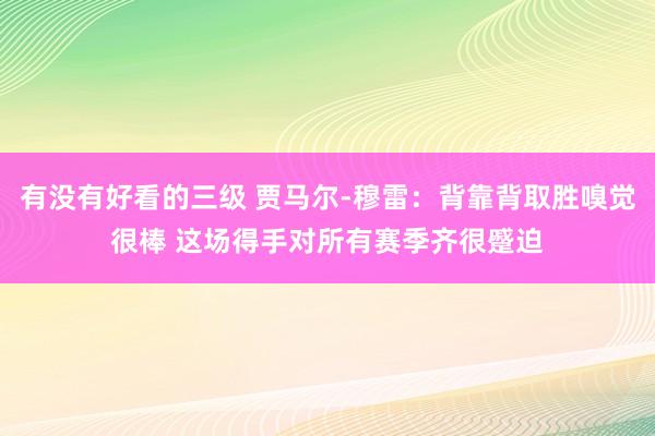 有没有好看的三级 贾马尔-穆雷：背靠背取胜嗅觉很棒 这场得手对所有赛季齐很蹙迫