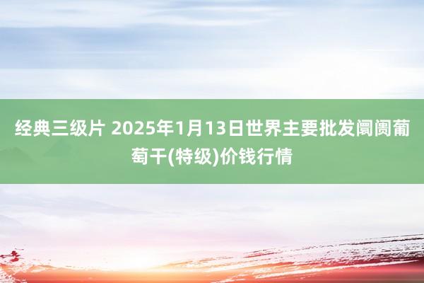 经典三级片 2025年1月13日世界主要批发阛阓葡萄干(特级)价钱行情