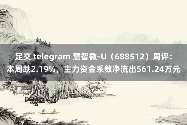 足交 telegram 慧智微-U（688512）周评：本周跌2.19%，主力资金系数净流出561.24万元